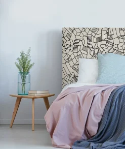 Bellecour Tête de lit déhoussable Simone 160x110 cm Coloris Blanc* Tête De Lit