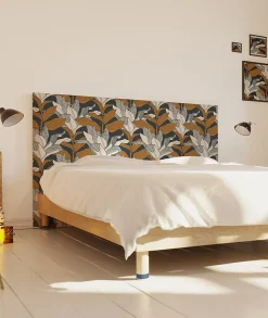Tête de lit déhoussable Toni 160x110 cm Coloris Bleu>Bellecour Discount