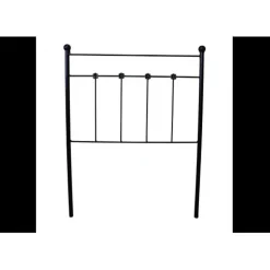 Tête de lit Ducal Forge pour lit 150 Noir 158x125x4. Matris>Eccox Clearance