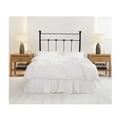 Tête de lit Ducal Forge pour lit 150 Noir 158x125x4. Matris>Eccox Clearance