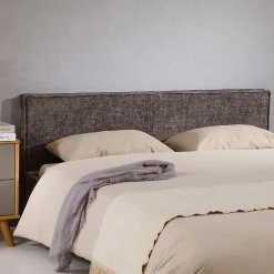 Idimex Tête de lit ELOWA 160 sur pieds, en tissu - Gris* Tête De Lit