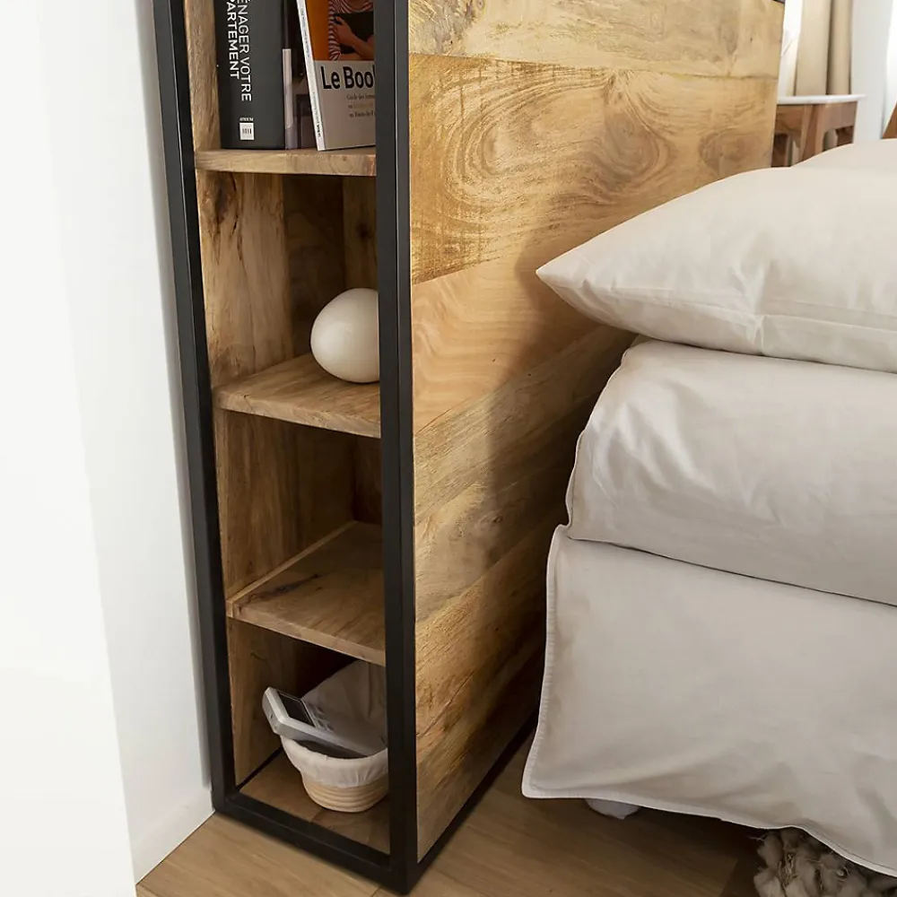 Tête de lit en bois de manguier 160 cm Armelle>Made In Meubles Discount