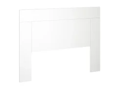 Tête de lit en bois et coton coloris blanc - Longueur 165 x Profondeur 2,5 x Hauteur 130 cm>Pegane Sale