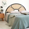 Tête de lit en cannage et rotin noir 160 cm>Bois Dessus Bois Dessous Online