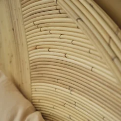 Tête de lit en canne de rotin 160 cm><noscript><img width=
