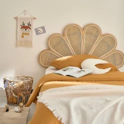 Bois Dessus Bois Dessous Tête de lit en rotin et cannage 90 cm* Tête De Lit