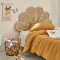 Bois Dessus Bois Dessous Tête de lit en rotin et cannage 90 cm* Tête De Lit