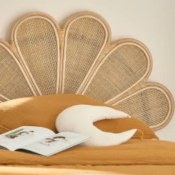 Bois Dessus Bois Dessous Tête de lit en rotin et cannage 90 cm* Tête De Lit