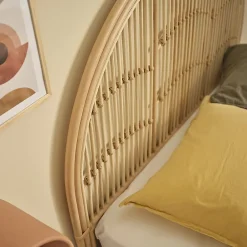Berah Getah Tête de lit en rotin naturel 140 cm* Tête De Lit