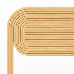 Tête de lit en rotin naturel 140 cm><noscript><img width=