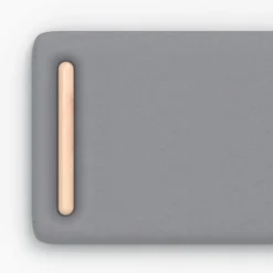 Rendez-Vous Déco Tête de lit en tissu gris 140 cm - Katia* Tête De Lit
