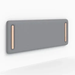 Rendez-Vous Déco Tête de lit en tissu gris 140 cm - Katia* Tête De Lit