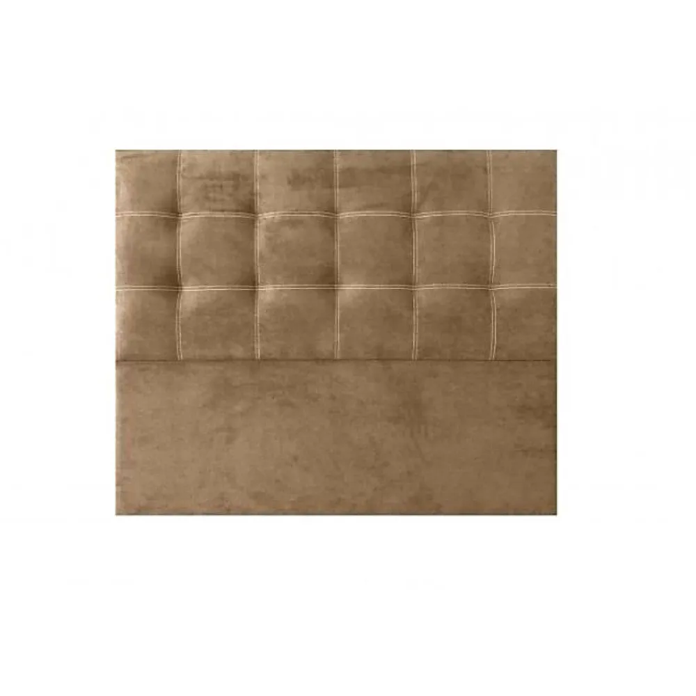 Tête de lit en tissu marron Iris 130>Eccox