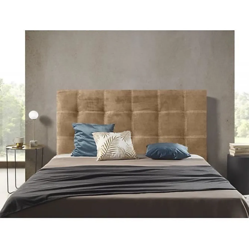 Eccox Tête de lit en tissu marron Iris 160* Tête De Lit