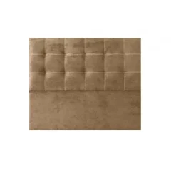 Eccox Tête de lit en tissu marron Iris 90* Tête De Lit