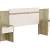 Tête de lit extensible avec chevets - 140/160 cm - Coloris : Naturel et ivoire - PARATI>Vente-unique Hot