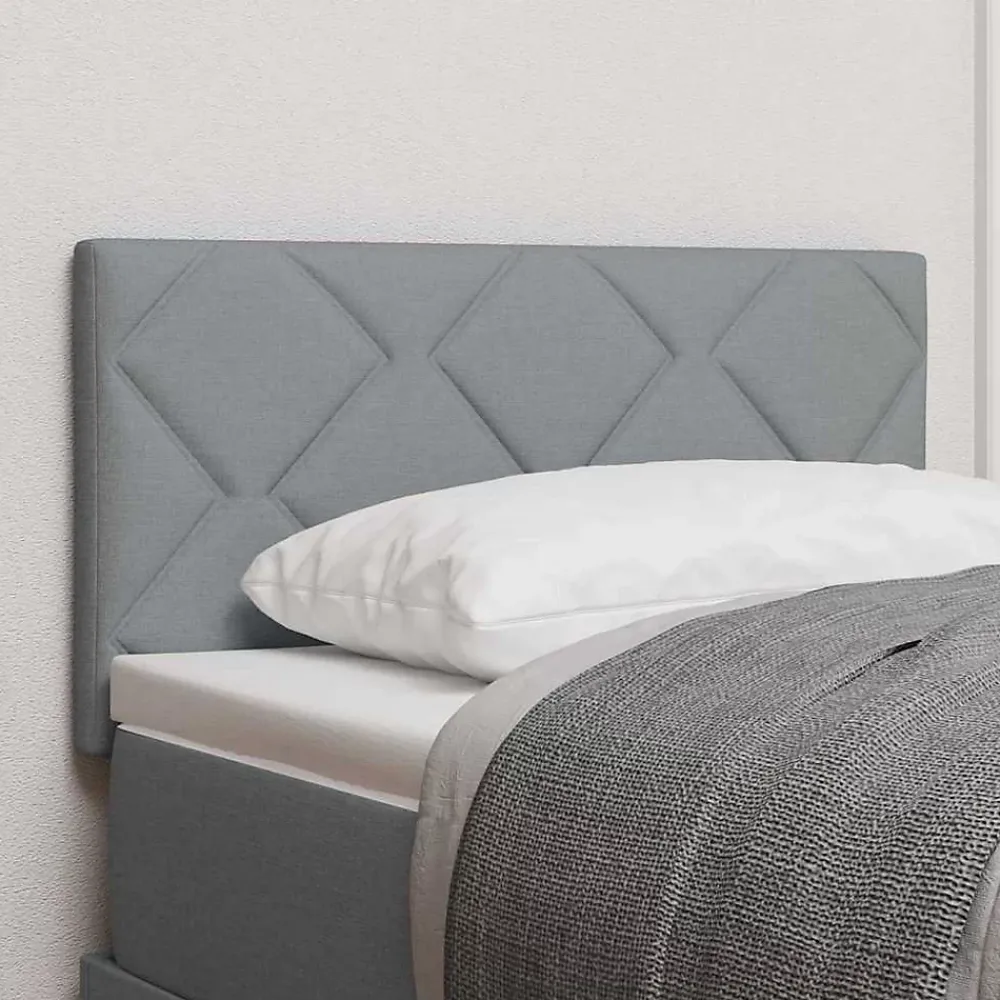 Vidaxl Tête de lit Gris clair 80 cm tissu* Tête De Lit