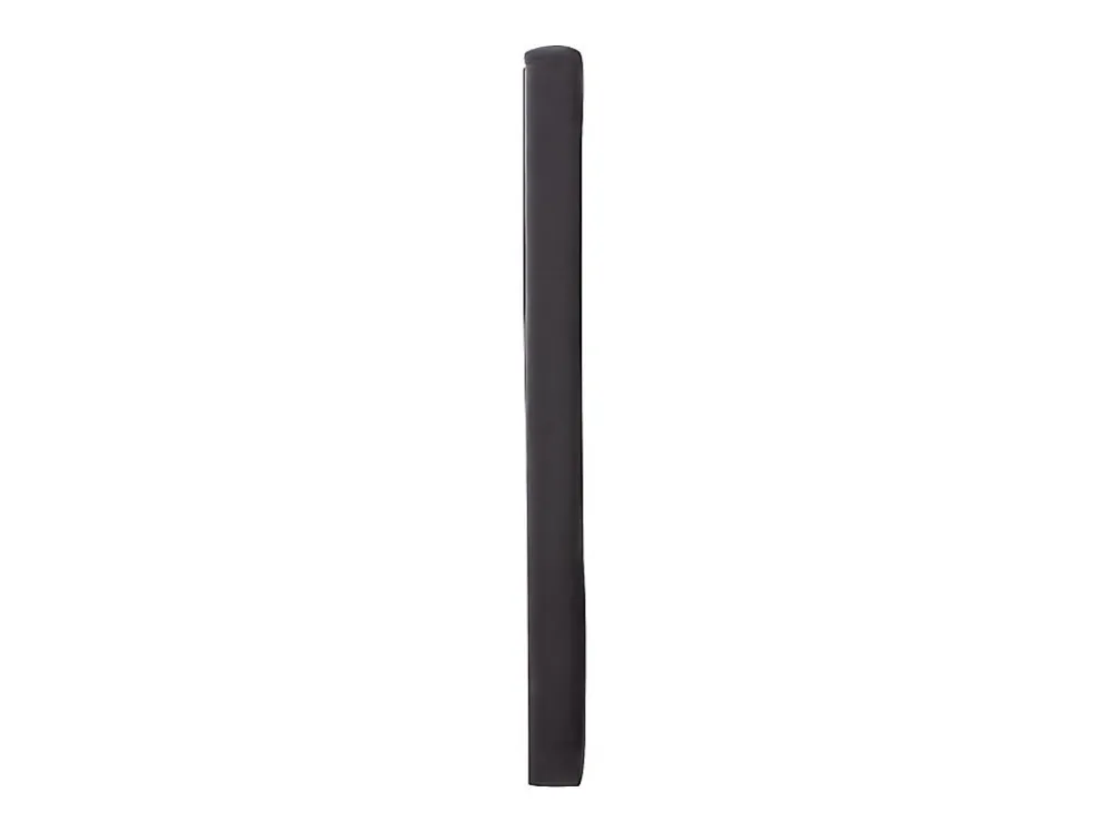 Vente-unique Tête de lit JENNA - 160 cm - Velours - Gris foncé* Tête De Lit