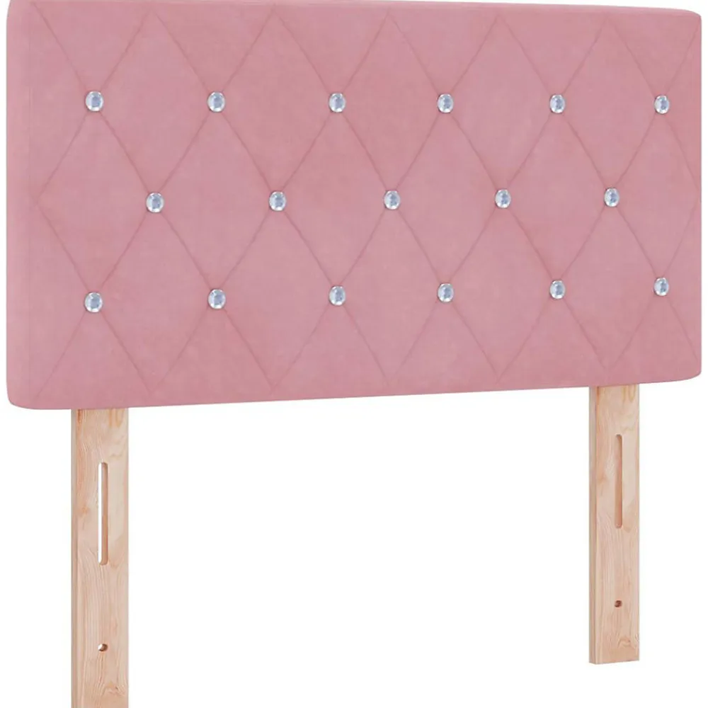 Tête de lit LED avec bandes LED Rose 80 cm Velours>Vidaxl Clearance