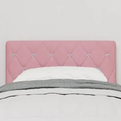 Tête de lit LED avec bandes LED Rose 80 cm Velours><noscript><img width=