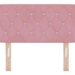 Tête de lit LED avec bandes LED Rose 80 cm Velours><noscript><img width=