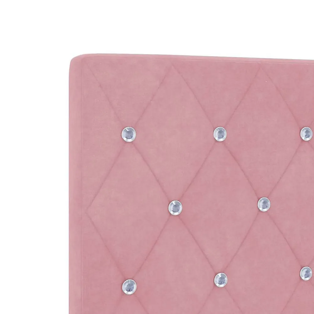 Tête de lit LED avec bandes LED Rose 80 cm Velours>Vidaxl Clearance
