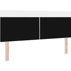 Vidaxl Tête de lit LED Blanc 160 cm Cuir synthétique* Tête De Lit