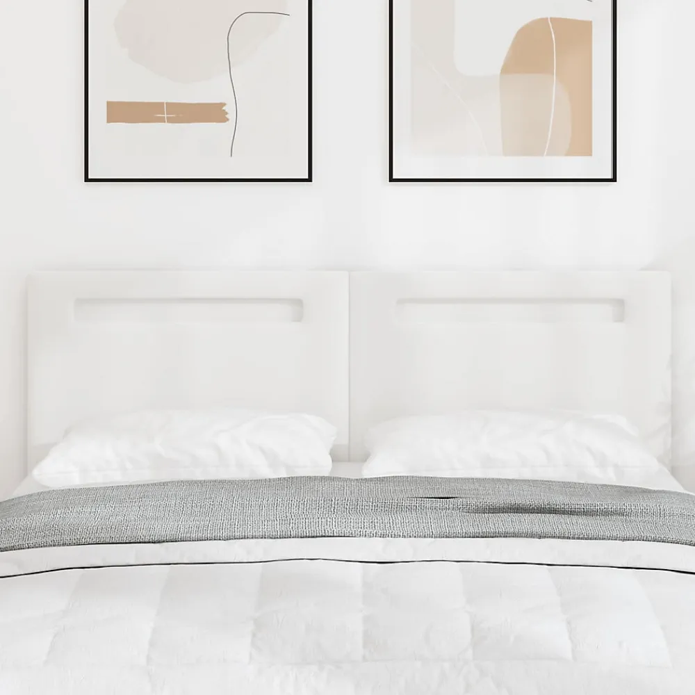 Vidaxl Tête de lit LED Blanc 160 cm Cuir synthétique* Tête De Lit