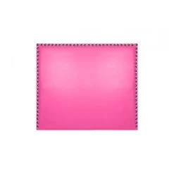Tête de lit Lily en similicuir rose 90><noscript><img width=