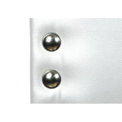 Tête de lit Lily en similicuir blanc 90>Eccox Discount