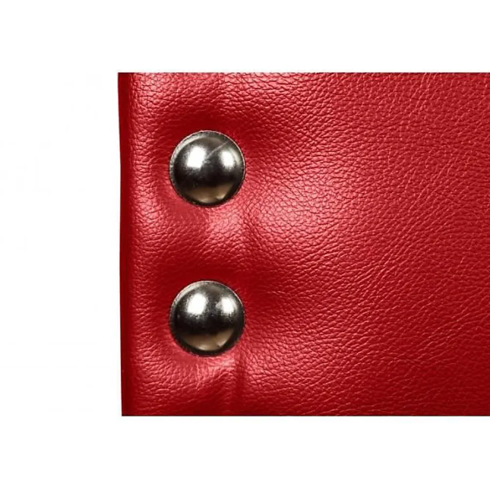 Tête de lit Lily en similicuir rouge 90>Eccox New