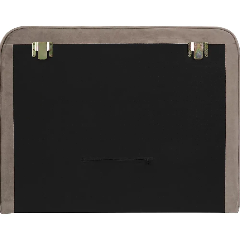 Idimex Tête de lit LUNAR 90 avec fixation murale, en tissu - Grège* Tête De Lit