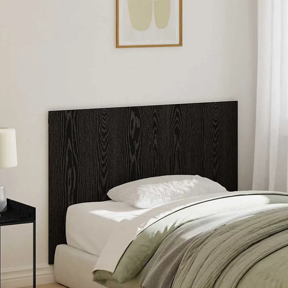 Vidaxl Tête de lit Montage mural Chêne noir Bois d'ingénierie* Tête De Lit