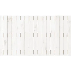 Tête de lit murale Blanc 108x3x60 cm Bois massif de pin><noscript><img width=