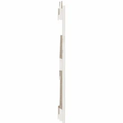 Tête de lit murale Blanc 108x3x60 cm Bois massif de pin><noscript><img width=