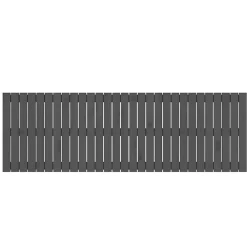 Vidaxl Tête de lit murale Gris 185x3x60 cm Bois massif de pin* Tête De Lit