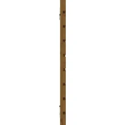 Tête de lit murale Marron miel 156x3x63 cm Bois massif de pin><noscript><img width=