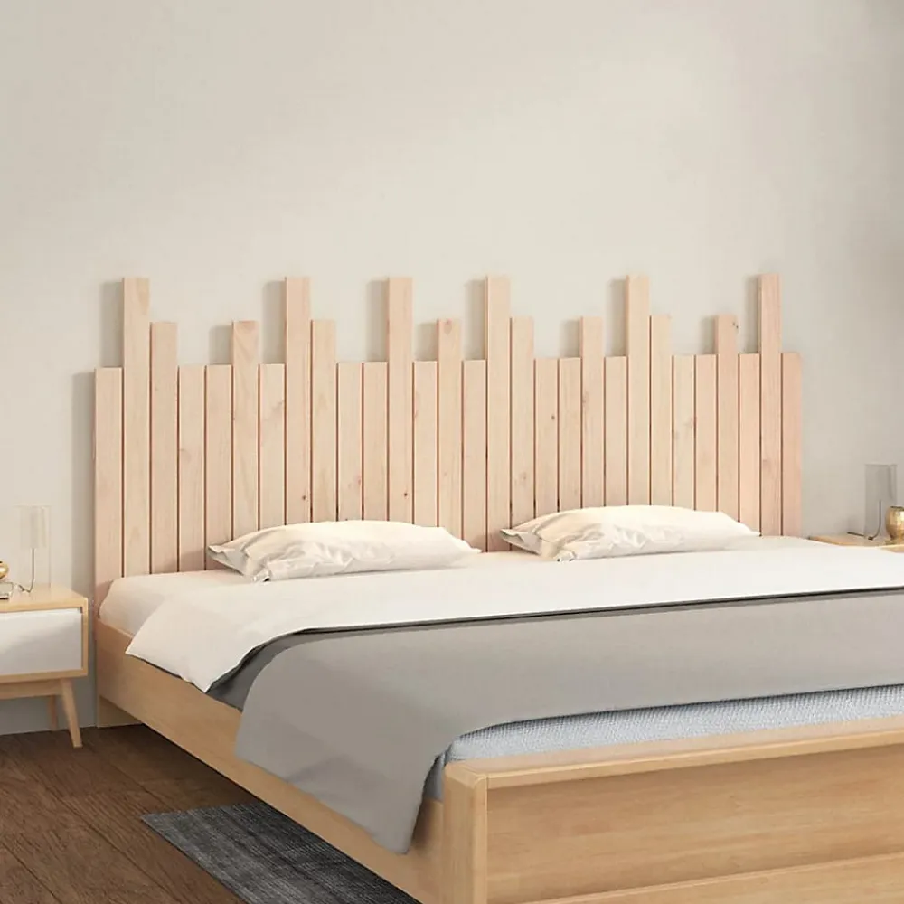 Tête de lit murale 185x3x80 cm Bois massif de pin>Vidaxl Hot
