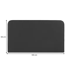 Idimex Tête de lit NAOFE 120 avec fixation murale - Noir* Tête De Lit