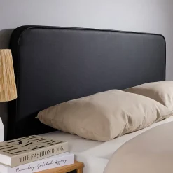 Idimex Tête de lit NAOFE 120 avec fixation murale - Noir* Tête De Lit