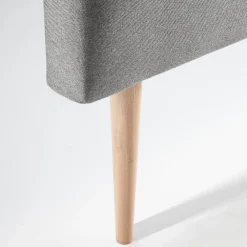 Tête de lit Oslo 90x100 cm, capitonnée Tissu Grey><noscript><img width=