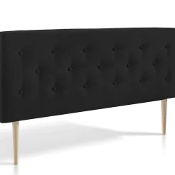 Tête de lit Oslo 150x100 cm, capitonnée Tissu Anthracite, Épaisseur de 8 cm>Vs Venta-Stock Discount