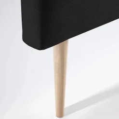Vs Venta-Stock Tête de lit Oslo 160x100 cm, capitonnée Tissu Anthracite, Épaisseur de 8 cm* Tête De Lit