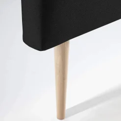 Tête de lit Oslo 140x100 cm, capitonnée Tissu Anthracite, Épaisseur de 8 cm><noscript><img width=