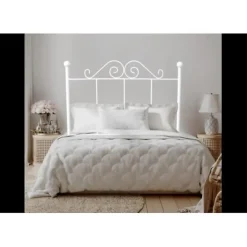 Tête de lit Palace Forge pour lit 150 Blanc 158x125x4. Matris>Eccox Online