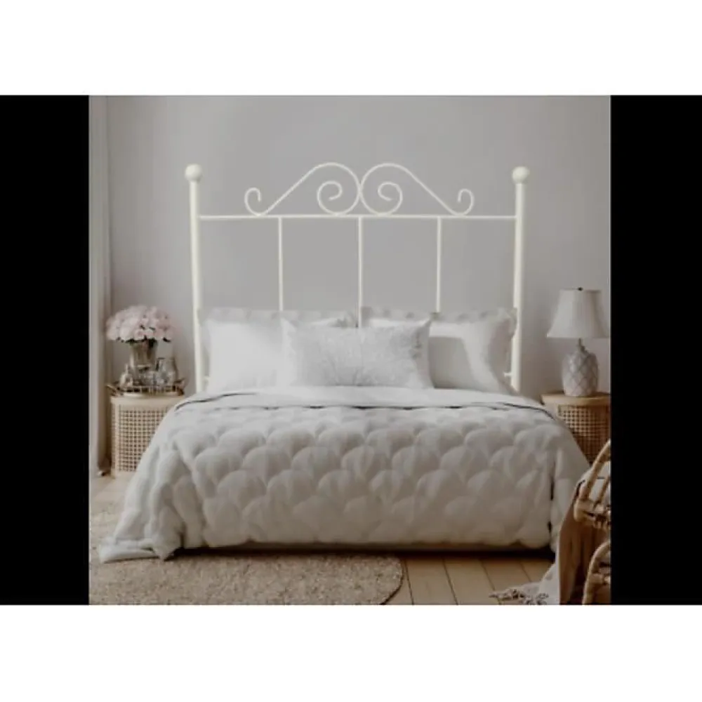 Eccox Tête de lit Palace Forge pour lit 90 Beige 98x125x4. Matris* Tête De Lit