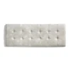 Tête de lit pour lit de 80 Deux Diamants de Similicuir 112 x 57 x 5 cm Rembourrage en mousse Couleur Camel Clair.>Eccox Outlet