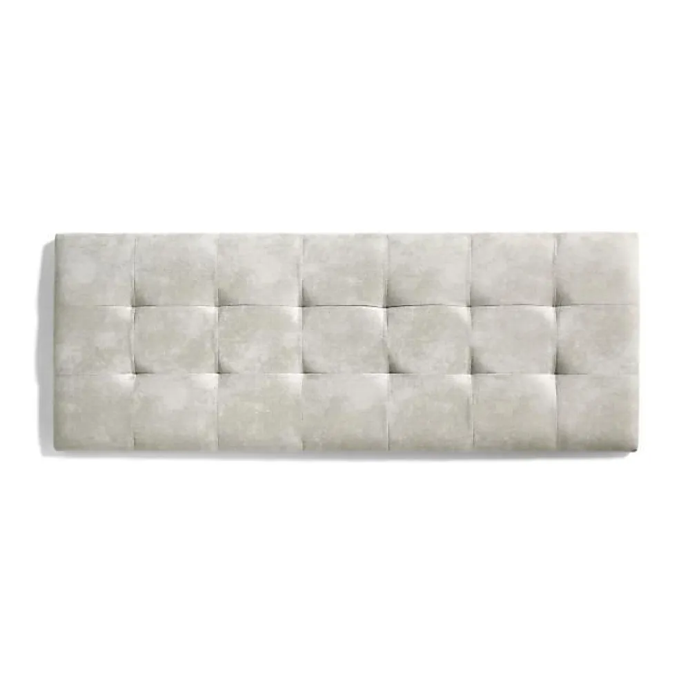 Tête de lit pour lit de 80 Deux Diamants de Similicuir 112 x 57 x 5 cm Rembourrage en mousse Couleur Camel Clair.>Eccox Outlet