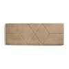 Tête de lit pour lit de 80 Deux Diamants de Tissu Anti-Tache 112 x 57 x 5 cm Couleur Camel Clair.>Eccox Online