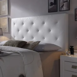 Tête de lit Rombo 150x60 cm Blanc, rembourrée de Mousse>Vs Venta-Stock Hot